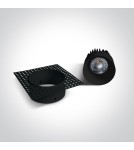 Lampy podtynkowe bezramkowe - trimless - One Light Wpust do łazienki czarny Manna 10107BT/B/W IP54 - product 2