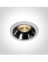 One Light Wpust LED biały czarny chrom Valtos 10112DC/W/W