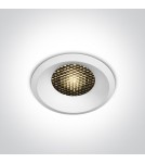 Lampy podtynkowe - oczka - One Light Wpust LED biały plaster miodu Kidasi 10112DH/W/W - produkt 1