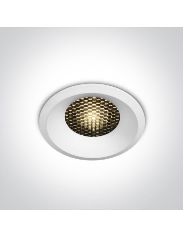 One Light Wpust LED biały plaster miodu Kidasi 10112DH/W/W