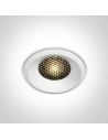 One Light Wpust LED biały plaster miodu Kidasi 10112DH/W/W