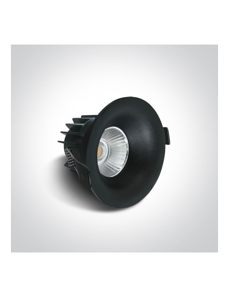 Lampy podtynkowe - oczka - One Light Wpust LED czarny wymienna oprawka Sidiro 10112R/B/W - produkt kolory-swiatla.pl 2