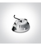 Lampy podtynkowe hermetyczne - One Light Wpust LED do łazienki biały 13W Pomos 2 10113B/W/C IP54 - produkt 3