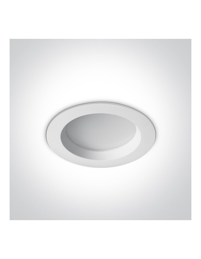 One Light Wpust LED do łazienki biały 13W Pomos 2 10113B/W/W IP54