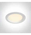 Lampy podtynkowe hermetyczne - One Light Wpust biały z regulacją światła Aplanda 10113UV/W IP44 - produkt 1
