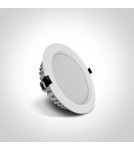 Lampy podtynkowe hermetyczne - One Light Lampa LED biała do łazienki 18W Pomos 3 10118B/W/C IP54 - product 2