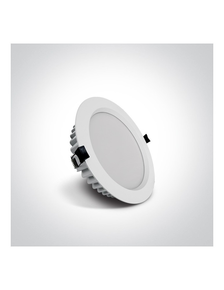 One Light Lampa LED biała do łazienki 18W Pomos 3 10118B/W/C IP54