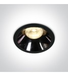 Lampy podtynkowe - oczka - One Light Lampa LED czarna chrom 18W Mosfiloti 10118DC/B/W - product 1