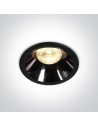 One Light Lampa LED czarna chrom 18W Mosfiloti 10118DC/B/W