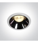 Lampy podtynkowe - oczka - One Light Lampa LED biała chrom 18W Mosfiloti 10118DC/W/W - product 1