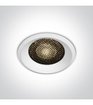 Lampy podtynkowe - oczka - One Light Lampa LED biała plaster miodu 18W Alambra 10118DH/W/W - produkt 1