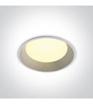 Lampy podtynkowe hermetyczne - One Light Wpust LED biały do łazienki Stegna 2 20W 10120FD/W/C IP54 - product 1
