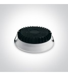 Lampy podtynkowe hermetyczne - One Light Wpust LED biały do łazienki Stegna 2 20W 10120FD/W/W IP54 - product 2