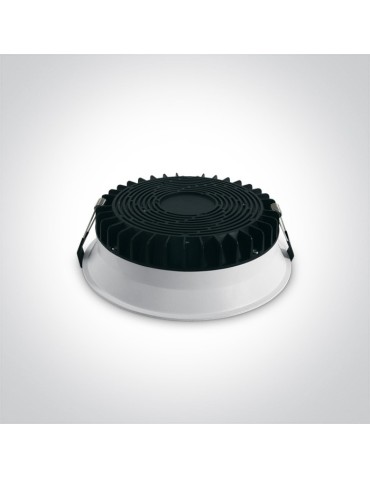 One Light Wpust LED biały do łazienki Stegna 2 20W 10120FD/W/W IP54 - produkt 2