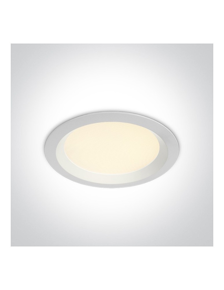 Lampy podtynkowe - oczka - One Light Lampa LED z regulacją jasności 20W Drymi 10120UV/W IP44 - produkt kolory-swiatla.pl 1