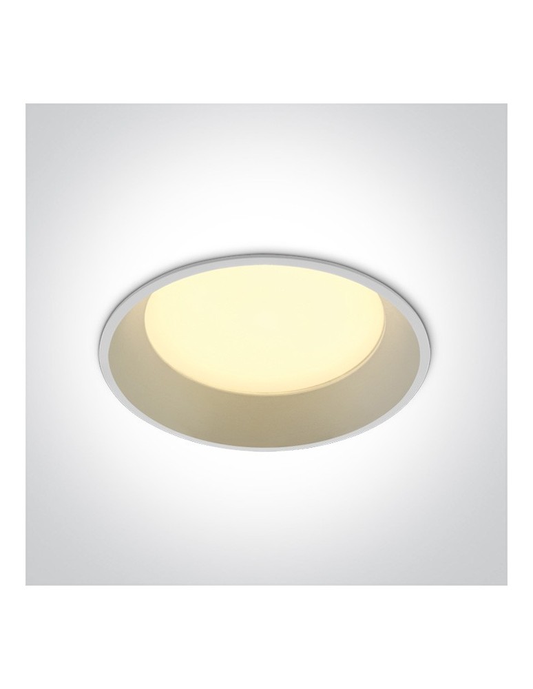 Lampy podtynkowe - oczka - One Light Wpust lampa LED biała 22W Maronas 2 10122D/W/W - produkt kolory-swiatla.pl 1