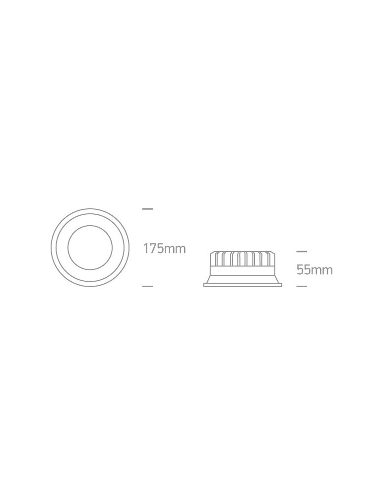 Lampy podtynkowe - oczka - One Light Wpust lampa LED biała 22W Maronas 2 10122D/W/W - produkt kolory-swiatla.pl 2