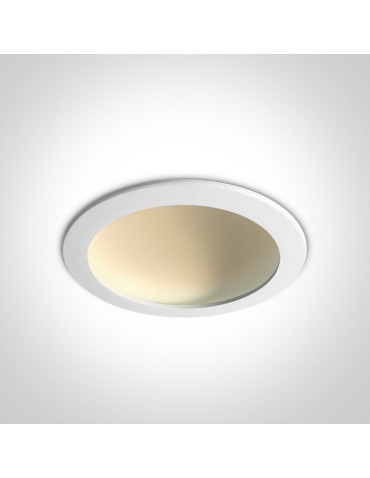 One Light Wpust lampa LED biała 22W Nata 3 10122FD/W/C