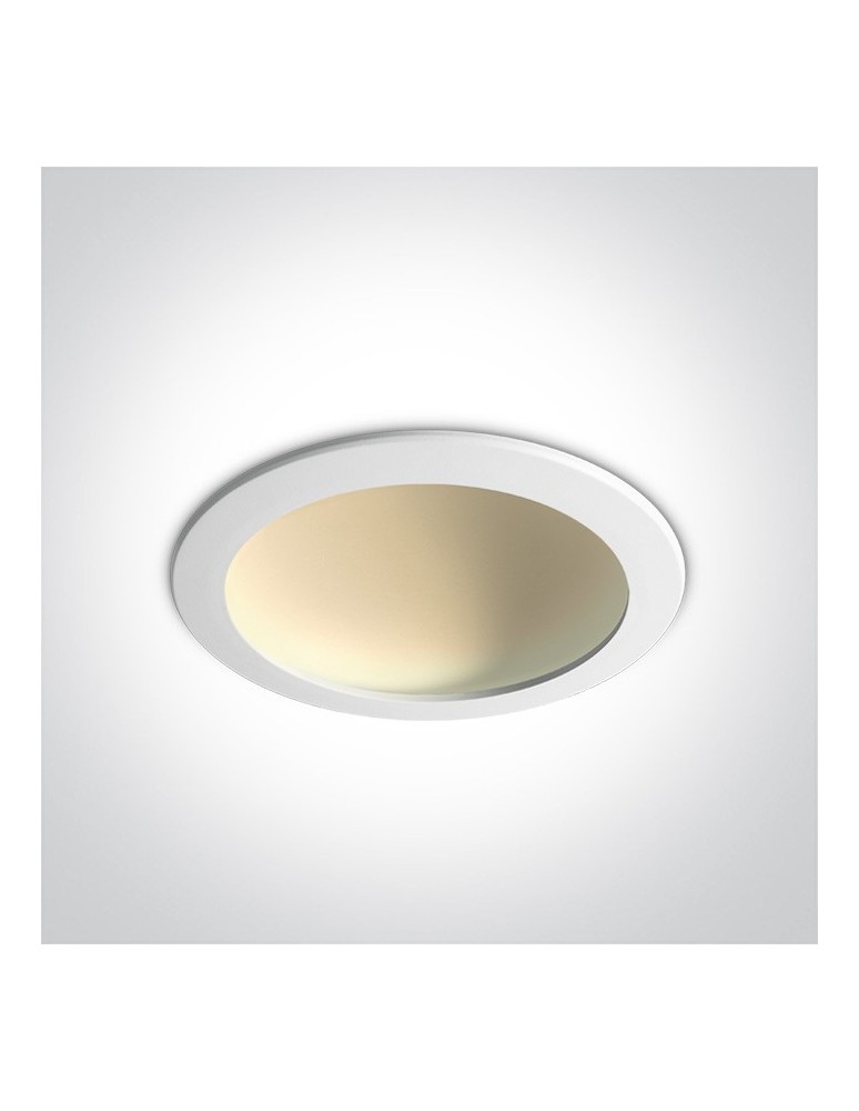 One Light Wpust lampa LED biała 22W Nata 3 10122FD/W/C