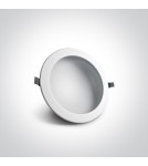 Lampy podtynkowe - oczka - One Light Wpust lampa LED biała 22W Nata 3 10122FD/W/C - produkt 2