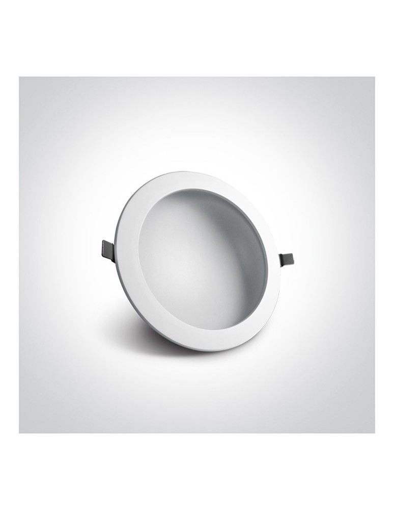 Lampy podtynkowe - oczka - One Light Wpust lampa LED biała 22W Nata 3 10122FD/W/W - product kolory-swiatla.pl 2