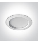 Lampy podtynkowe hermetyczne - One Light Lampa LED biała do łazienki 25W Pomos 4 10125B/W/W IP54 - produkt 4