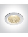 One Light Lampa wpust LED do galerii Peplos 3 10130CA/W/W