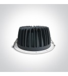 Lampy podtynkowe - oczka - One Light Lampa wpust LED do galerii Peplos 3 10130CA/W/W - produkt 3