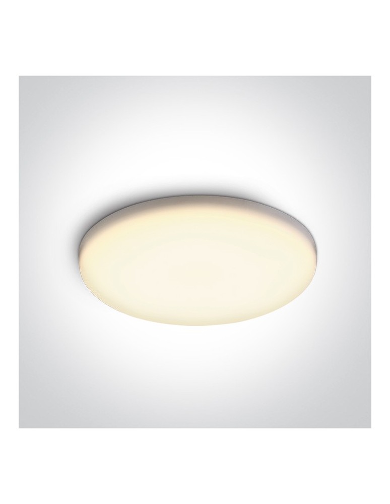 Lampy podtynkowe hermetyczne - One Light Lampa wpust LED do łazienki 30W Kilinia 4 10130CF/W IP65 - produkt kolory-swiatla.pl 1