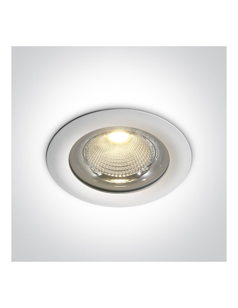 Lampy zewnętrzne podtynkowe - One Light Wpust lampa biała LED na zewnątrz Apliki 2 10150G/W/W IP65 - produkt kolory-swiatla.pl 1