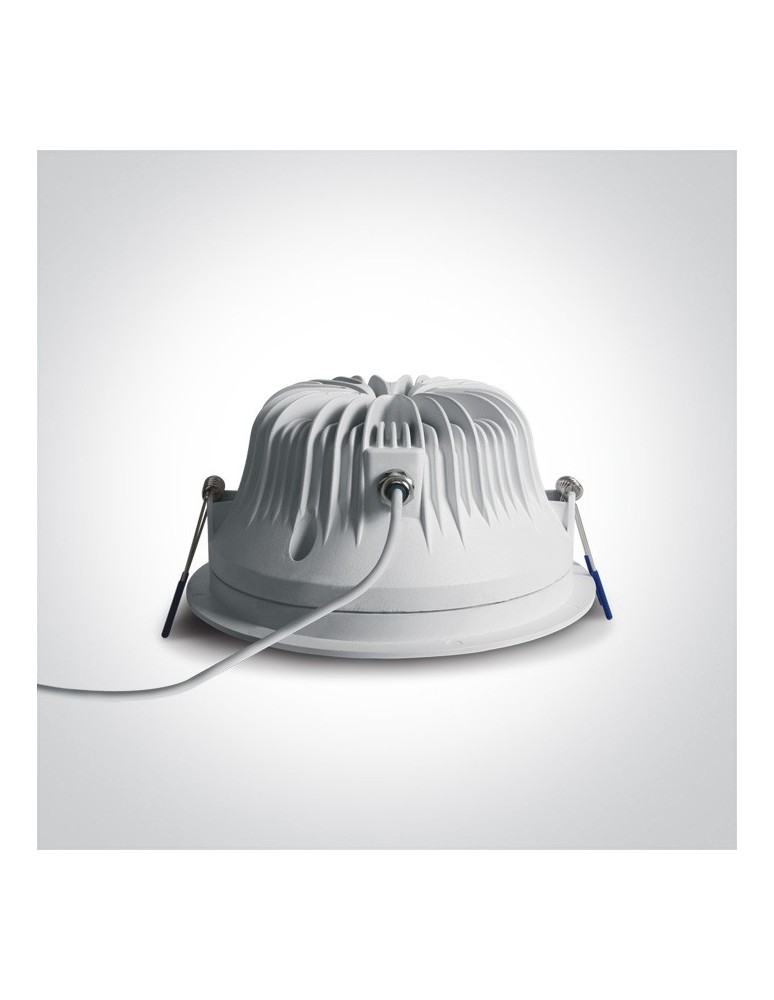 Lampy zewnętrzne podtynkowe - One Light Wpust lampa biała LED na zewnątrz Apliki 2 10150G/W/W IP65 - product kolory-swiatla.pl 2