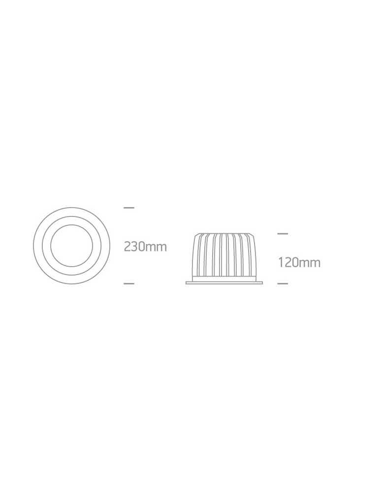 Lampy podtynkowe - oczka - One Light Wpust lampa LED uniwersalna biała Peplos 4 10160CA/W/C - produkt kolory-swiatla.pl 5