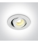 Lampy podtynkowe - oczka - One Light Lampa LED mini do salonu biała Psari 11103B/W/W - produkt 1