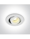 One Light Lampa LED mini do salonu biała Psari 11103B/W/W
