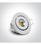 Lampy podtynkowe - oczka - One Light Lampa LED mini do salonu biała Psari 11103B/W/W - produkt 2