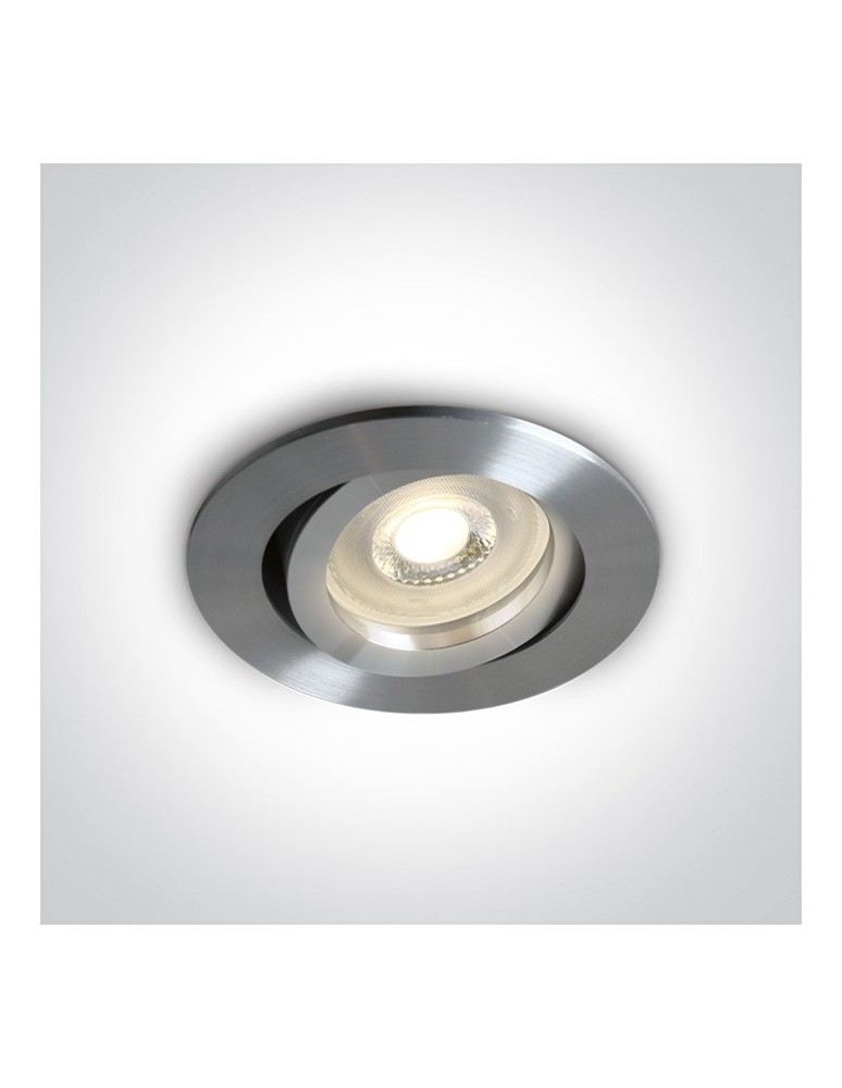 Lampy podtynkowe okrągłe - One Light Wpust aluminiowy GU10 Koraku 11105A1/A L - produkt kolory-swiatla.pl 1