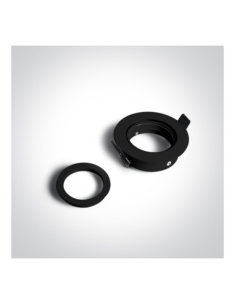 Lampy podtynkowe okrągłe - One Light Wpust czarny GU10 Koraku 11105A1/B - product kolory-swiatla.pl 2