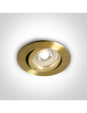One Light Wpust mosiądz mat GU10 Koraku 11105A1/BBS