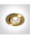 One Light Wpust mosiądz mat GU10 Koraku 11105A1/BBS