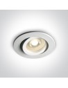 One Light Wpust biały GU10 Koraku 11105A1/W