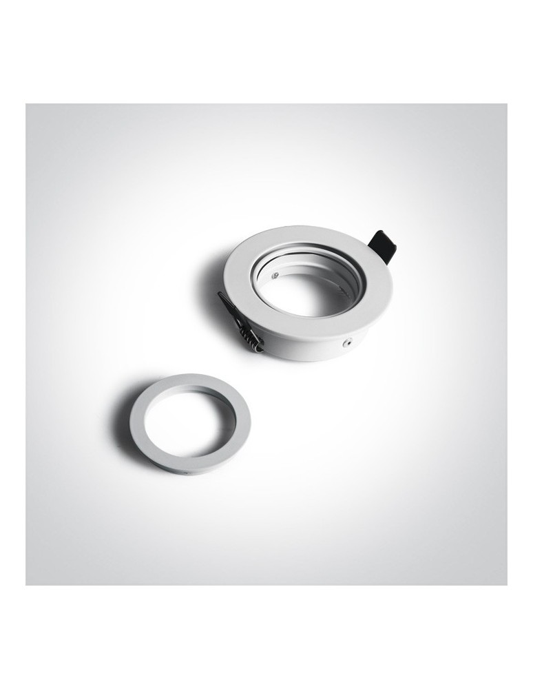 Lampy podtynkowe okrągłe - One Light Wpust biały GU10 Koraku 11105A1/W - product kolory-swiatla.pl 2