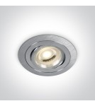 Lampy podtynkowe okrągłe - One Light Lampa wpust aluminium hotel Kaliana 11105ABG/AL - product 1