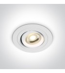 Lampy podtynkowe okrągłe - One Light Lampa wpust biały hotel Kaliana 11105ABG/W - produkt 1