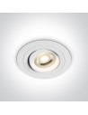 One Light Lampa wpust biały hotel Kaliana 11105ABG/W