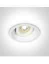 One Light Wpust regulowany biały Moniatis 11105CDG/W