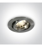 Lampy podtynkowe okrągłe - One Light Wpust regulowany chrom mat Troodos 11105CGU/MC - product 1