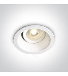 Lampy podtynkowe okrągłe - One Light Wpust lampa do kuchni biała Paleomilos 11105D4/W - produkt 1