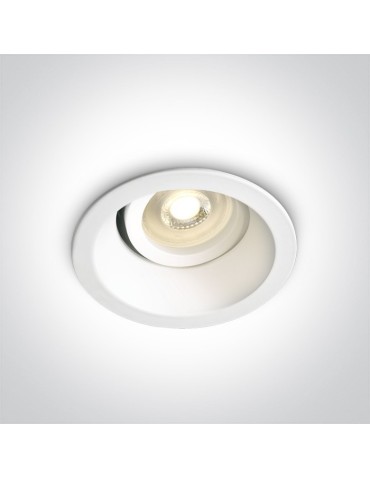 One Light Wpust lampa do kuchni biała Paleomilos 11105D4/W