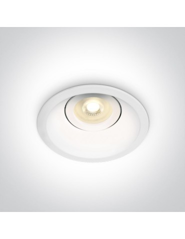 One Light Lampa wpust do kuchni biały Amiandos 11105DT/W