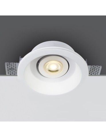 One Light Wpust do zabudowy biały gips sypialnia Praitori 11105GT4